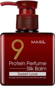 Masil~Несмываемый протеиновый бальзам для поврежденных волос~Protein Perfume Silk Balm Sweet Love