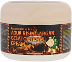 Elizavecca~Паровой увлажняющий крем с маслом арганы~Milky Piggy Aqua Rising Argan Gelato Steam Cream
