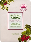 Tony Moly~Питательная тканевая маска с маслом розового дерева~Natural Aroma Rosewood Oil Mask